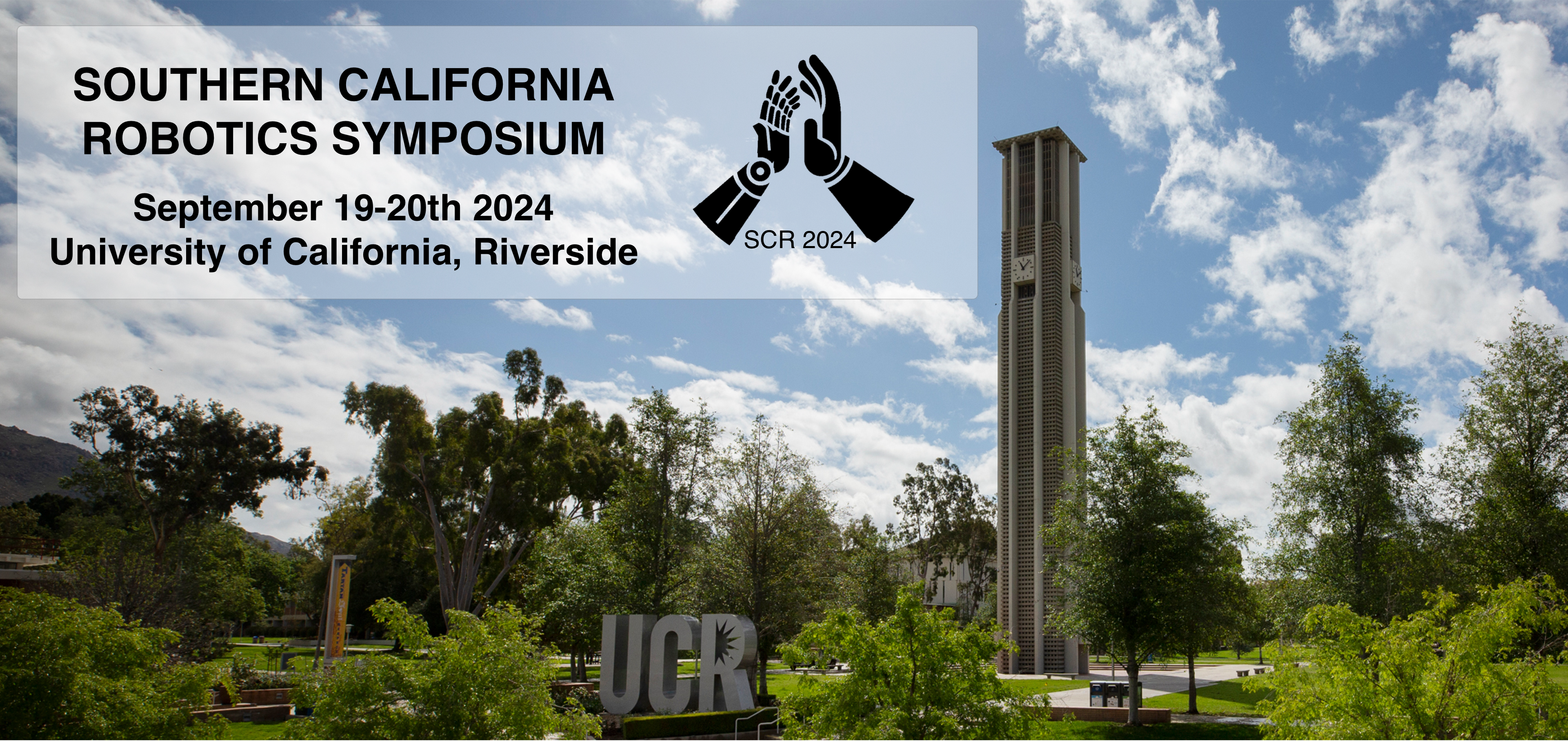 UCR Bell tower - SoCal Robotics Symposium 2024 on September 19-20